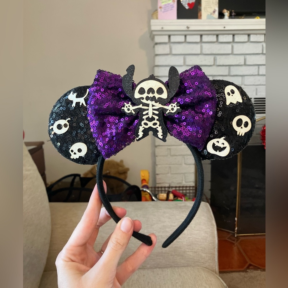 Disney lilo and stitch skeleton stitch ears
